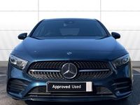 Used Mercedes A180 AMG Line Premium 136 HP (100 kW) 2023 Blue Hatchback