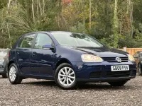 Used VW Golf VI Match 113 HP (83 kW) 2008 Blue Hatchback