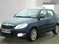 Used Skoda Fabia Elegance 105 HP (77 kW) 2013 Blue Hatchback
