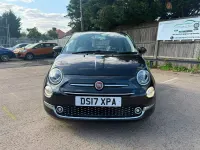 Used Fiat 500 Lounge 69 HP (50 kW) 2017 Black Hatchback