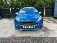 Used Ford Fiesta Zetec 2016 Blue Hatchback
