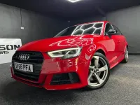 Used Audi S3 Sportback Black Edition 2018 Red Hatchback