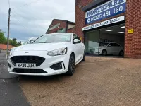 Used Ford Focus ST-Line X 125 HP (91 kW) 2020 White Hatchback