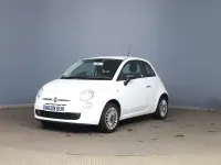 Used Fiat 500 Pop 69 HP (50 kW) 2009 White Cabriolet