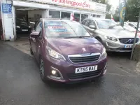 Used Peugeot 108 Allure 82 HP (60 kW) 2016 Mauve/purple Hatchback