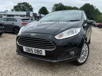 Used Ford Fiesta Titanium 101 HP (74 kW) 2015 Black Hatchback
