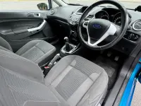 Used Ford Fiesta Zetec 2017 Blue Hatchback