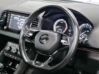 Used Skoda Karoq SportLine 150 HP (110 kW) 2021 Silver SUV