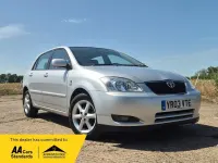 Used Toyota Corolla 97 HP (71 kW) 2003 Silver Hatchback