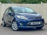 Used Ford Fiesta Zetec 96 HP (70 kW) 2011 Blue Hatchback