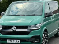 Used VW Caravelle Executive 199 HP (146 kW) 2020 Green Van