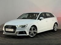 Used Audi A3 S-Line 150 HP (110 kW) 2019 White Sedan