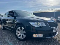 Used Skoda Superb GreenLine 105 HP (77 kW) 2013 Black Hatchback