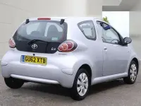 Used Toyota Aygo 68 HP (50 kW) 2012 Silver Hatchback
