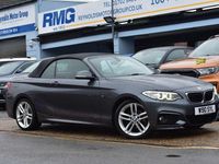 Used BMW 218 M Sport 150 HP (110 kW) 2016 Grey Cabriolet
