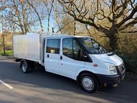 Used Ford Transit 100 HP (73 kW) 2013 White Cabriolet