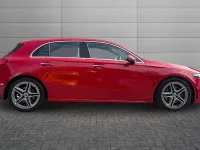 Used Mercedes A190 AMG line 187 HP (137 kW) 2019 Jupiter red Hatchback