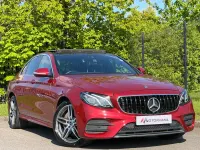 Usado Mercedes E220 AMG Line Premium 194 HP (142 kW) 2019 Vermelho Sedan