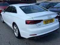 Used Audi A5 S-Line 190 HP (139 kW) 2017 White Coupe