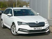 Used Skoda Superb SE 215 HP (158 kW) 2021 Moon white metallic Estate