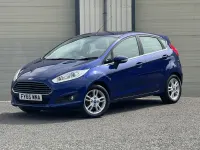 Used Ford Fiesta Zetec 2015 Blue Hatchback