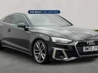 Used Audi A5 S-Line 150 HP (110 kW) 2023 Black Coupe