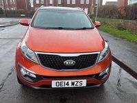 Used Kia Sportage 115 HP (84 kW) 2014 Orange SUV