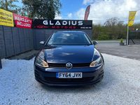Used VW Golf VII SE 105 HP (77 kW) 2014 Blue Hatchback