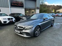 Used Mercedes C220 AMG line 194 HP (142 kW) 2020 Grey Coupe