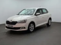 Used Skoda Fabia SE 75 HP (55 kW) 2019 White Hatchback