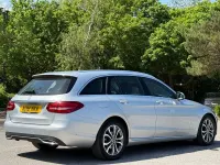 Used Mercedes C220 170 HP (125 kW) 2018 Silver Estate