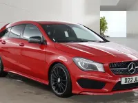 Used Mercedes CLA220 AMG 177 HP (130 kW) 2016 Red Coupe