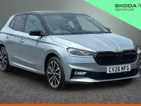 Used Skoda Fabia Monte Carlo 147 HP (108 kW) 2026 Smokey silver metallic black magic pearl effect Hatchback