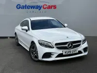 Used Mercedes C220 AMG Line Premium 2019 White Coupe