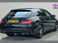 Used Mercedes CLA220 AMG line 174 HP (127 kW) 2018 Black Coupe