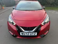 Begagnad Nissan Micra S 92 HK (67 kW) 2022 Röd Halvkombi