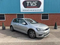 Used VW Golf VII SE 130 HP (95 kW) 2019 Silver Hatchback