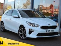 Used Kia Ceed 114 HP (83 kW) 2019 White Hatchback
