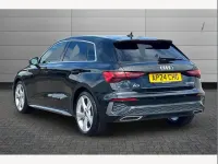 Used Audi A3 S-Line 110 HP (80 kW) 2024 Black Hatchback