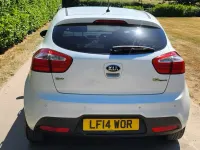 Used Kia Rio 109 HP (80 kW) 2014 White Hatchback