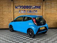Used Toyota Aygo X-cite 69 HP (50 kW) 2016 Blue Hatchback