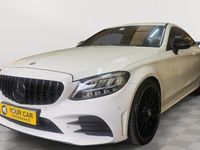Used Mercedes C200 AMG line 198 HP (145 kW) 2019 White Coupe