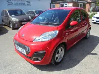 Used Peugeot 107 Allure 68 HP (50 kW) 2013 Red Hatchback