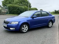 Used Skoda Octavia SE 110 HP (80 kW) 2015 Blue Estate