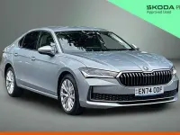 Used Skoda Superb SE L 150 HP (110 kW) 2025 Pebble silver metallic Hatchback