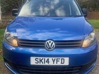 Used VW Caddy Startline 75 HP (55 kW) 2014 Blue MPV