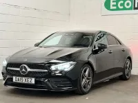 Used Mercedes CLA220 AMG Line Premium 190 HP (139 kW) 2019 Black Coupe