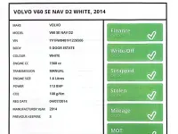 Used Volvo V60 SE 115 HP (84 kW) 2014 White Estate