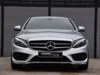 Usado Mercedes C220 AMG line 170 CV (125 kW) 2017 Plateado Berlina