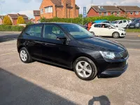 Used Skoda Fabia SE 90 HP (66 kW) 2015 Black Hatchback